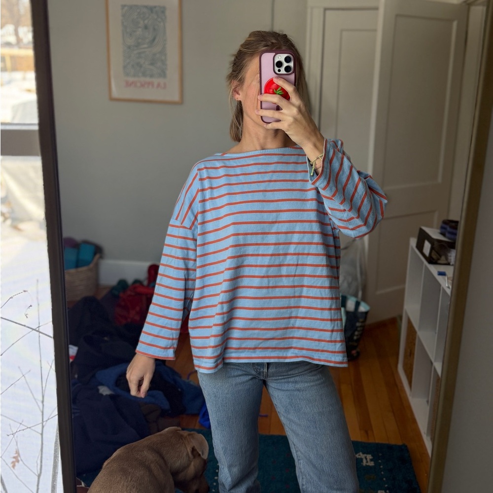 Ll bean Striped long Sleeve Top